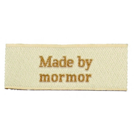 Label Made By Mormor Sandfarve