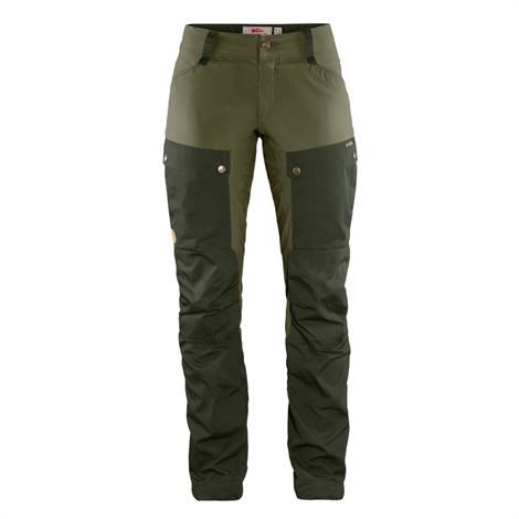 Fjallraven Keb Curved Trousers Womens Deep Forest / Laurel