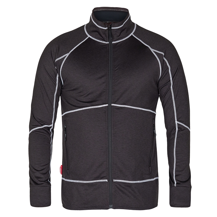 Engel Midlayer Cardigan Sort