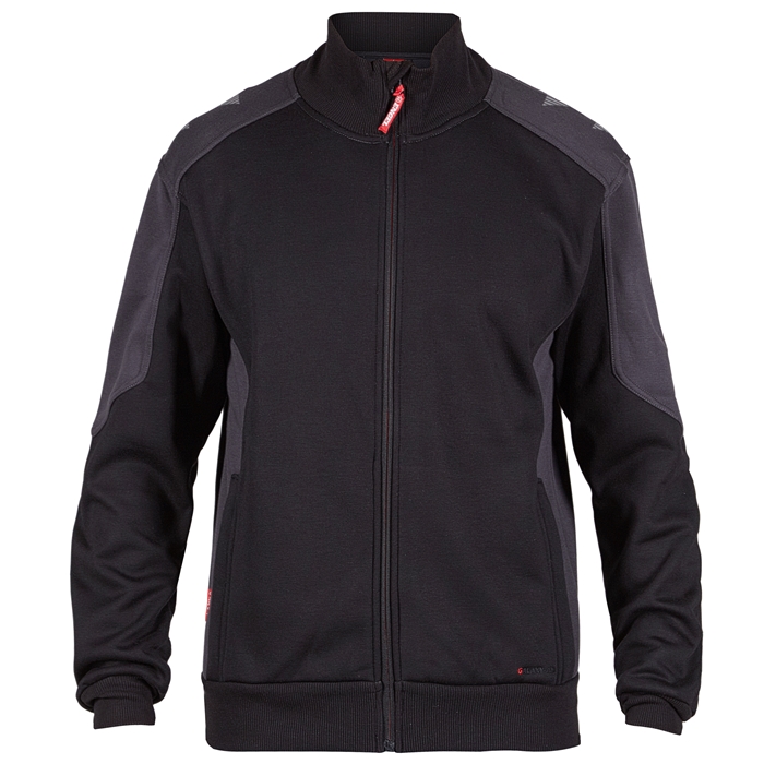 Engel Galaxy Sweatcardigan Krave Sort Antrazitgrå 6xl