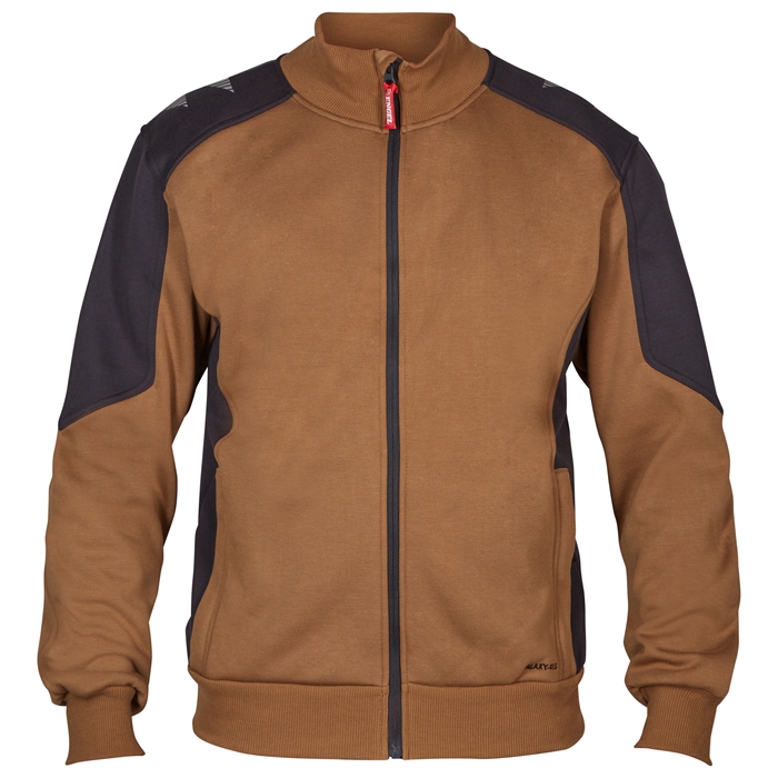 Engel Galaxy Sweatcardigan Krave Toffee Brown Antrazitgrå 4xl