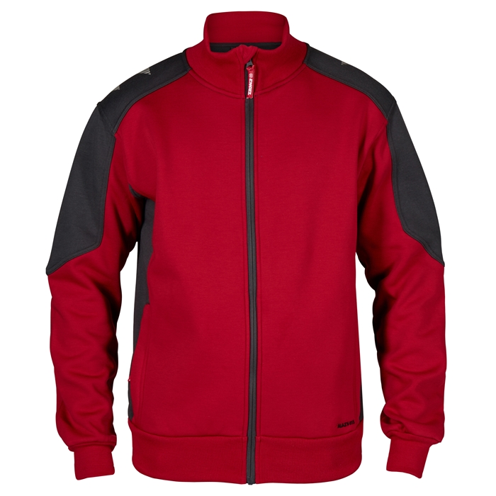 Engel Galaxy Sweatcardigan Krave Tomato Red Antrazitgrå 2xl